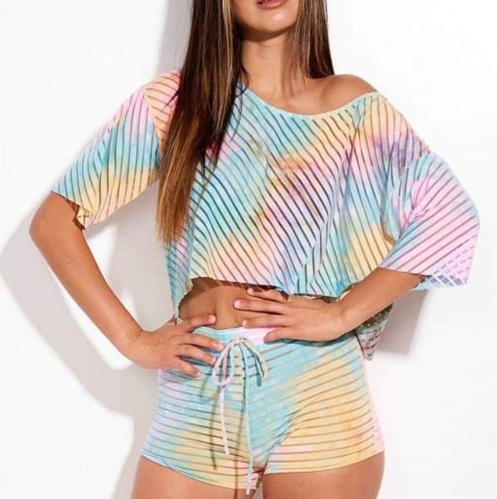 2 piece short set